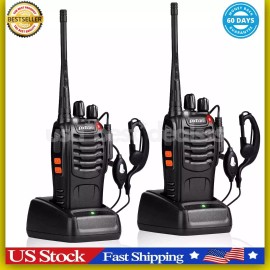 pxton 2 Pack Set Long Range Walkie Talkie 50 Mile Two Way Radio Charge Waterproof Best