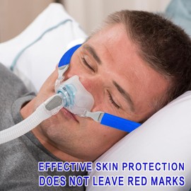 4 Pack CPAP Strap Covers Breathable CPAP Strap Cushions for Most CPAP Headgear Straps Can Reduce The Tracks On The Face Made of Soft Fabric CPAP Face Pads