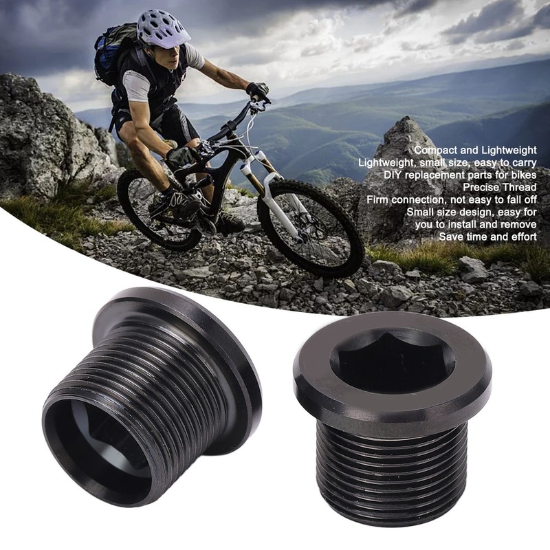 Bike Crank Screw Rust Proof Metal Chain Wheel Nut Bike