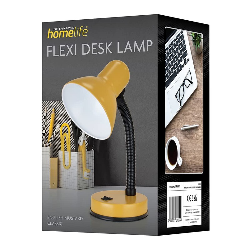 HOMELIFE 35w 'Classic' Flexi Desk Lamp with Versatile Flexible Neck