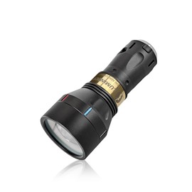 LUMINTOP Thor II V2.0 LEP Flashlight - 1700m Long-Range Beam, Tail Switch, Compact Rechargeable Powered Light