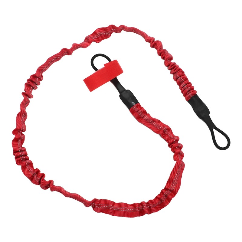 2Pcs Kayak Paddle Leash Nylon Rubber Corrosion Resistant Stretchable Anti