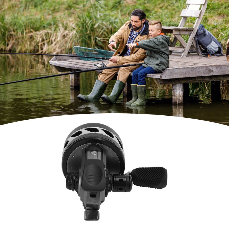 Metal Slingshot Fishing Reel Double Color Oxidation Technology Alloy Lure