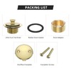 Brushed Gold Bathtub Drain Bath Tub Trim Set Conversion Kit