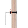 Savagrow 20 Sets M5 x 10mm Black Binding Post Screws
