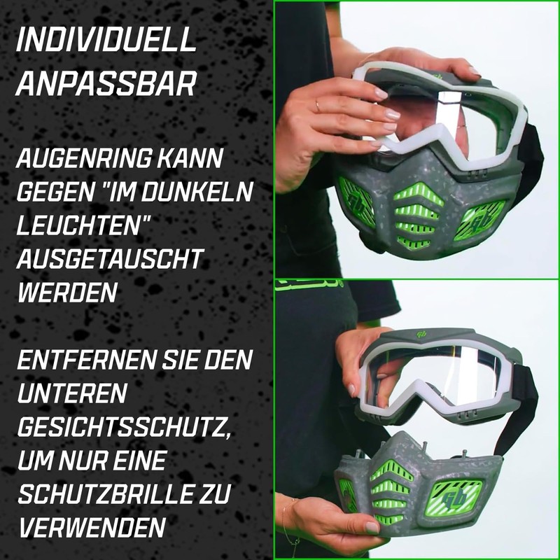 Gel Blaster Elite Face Mask - Luminous Tactical Face Mask