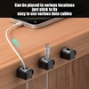 9 Pieces Desk Organizer, Cable Holder, Cable Organizer, Charging Cord