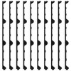 12 in Inside Classic Ribbed Profile Foam Closure Strip for