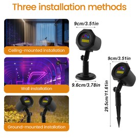 Petyoung Christmas Northern Lights Projector, 12 Lighting Galaxy Projector Star Lights with Remote Control, Adjustable Color, Speed & Brightness Night Light for Adult Party Decoration