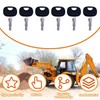 Srvauyea Pack of 6 Forklift Ignition Keys, Construction Machinery Keys,