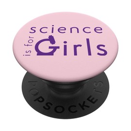 Science Is For Girls STEM STEAM Purple Pink