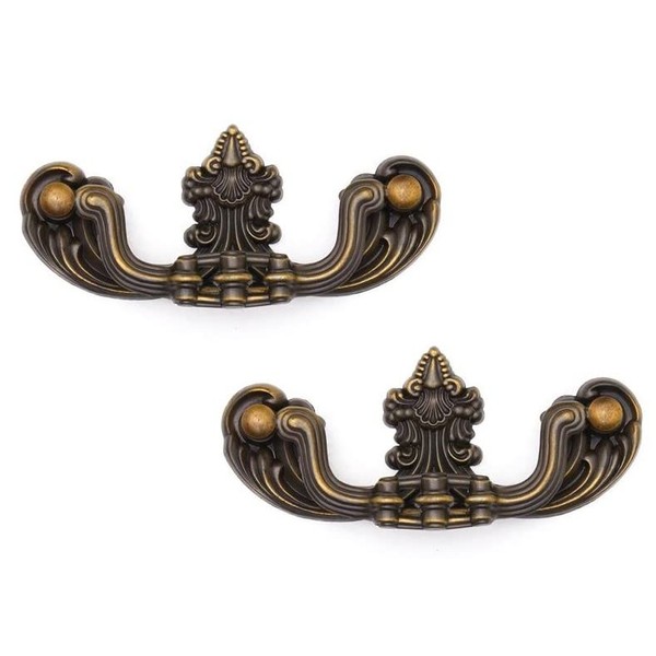 Karimoku KK9002-02 Karimoku Furniture Colonial Drawer Handles (German Can), Pack