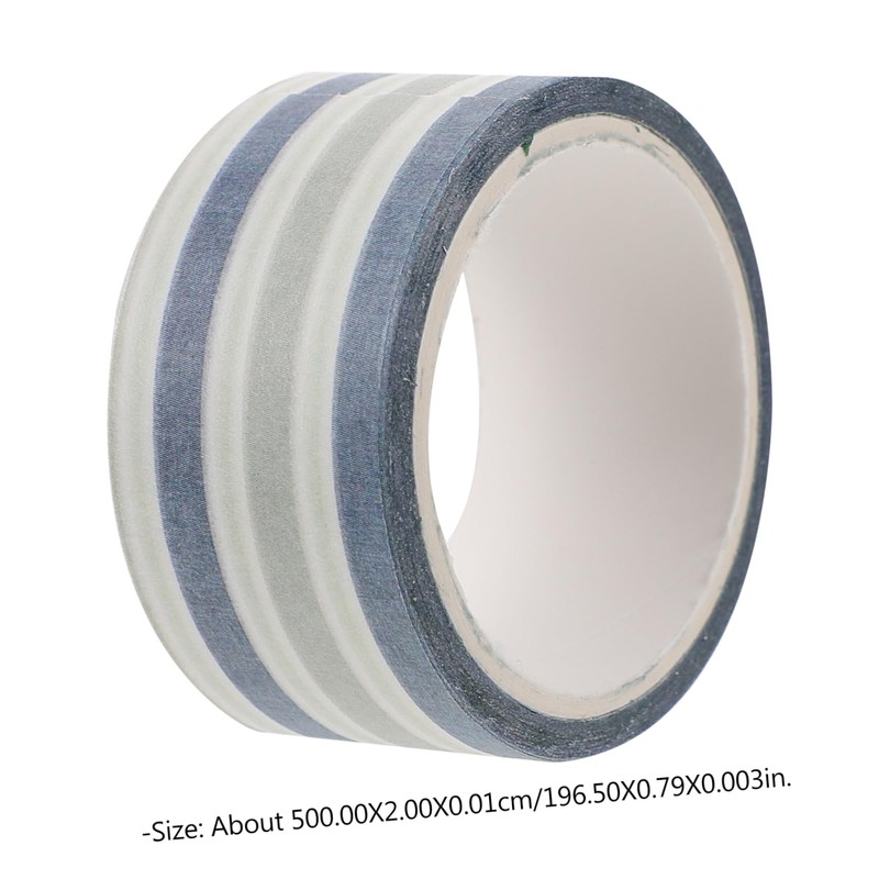Tofficu Fashionable Paper Tape Set 6 Rolls Washi Masking Tape