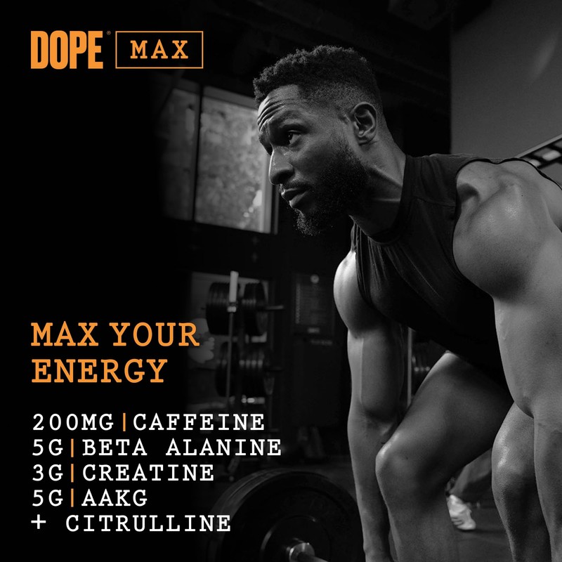 Bulk Dope Max Pre-Workout Powder, 563 g, 3g Creatine