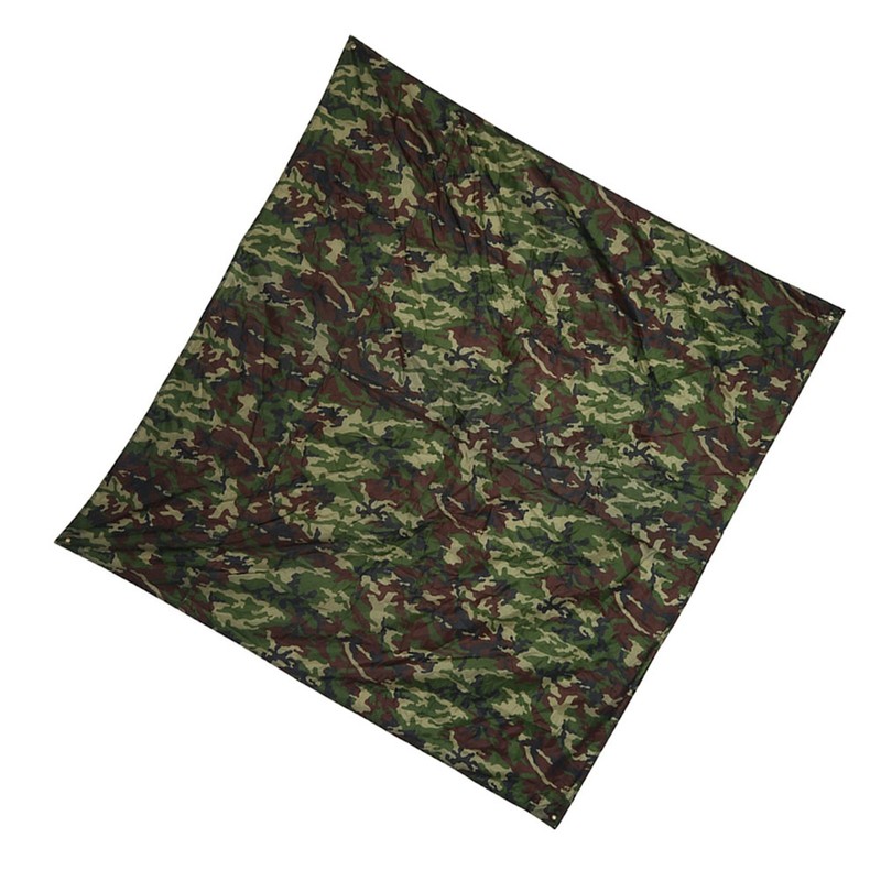 Camouflage Outdoor Portable Lightweight Rainproof Mat RainTent Tarp Shelter (2*2m)