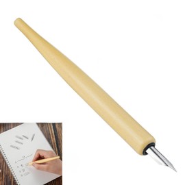 GSKQCRPR Comic Dip Pen Set - Precision Stainless Steel Nib for Calligraphy/Drawing/Lettering/Sketching, Artist-Grade Cartoon Ink Pen with Ergonomic Nib Holder (1-PC Comic Art Tool)