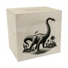 Brachiosaurus Wooden Money Box Gigantic Long Neck Dinosaur for Children