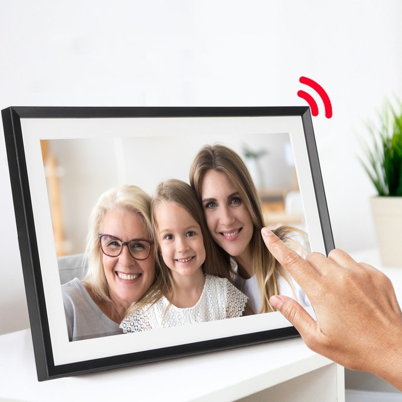 10 Inch WiFi Digital Picture Frame IPS Touch Screen App