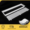 Powrocket Linear Bar Air Grille 44" X 4", Aluminum Air