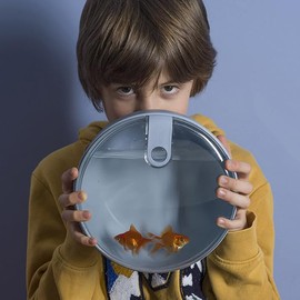 OMADA Design - 1.8L Round Airtight Food Container with Clear Lid