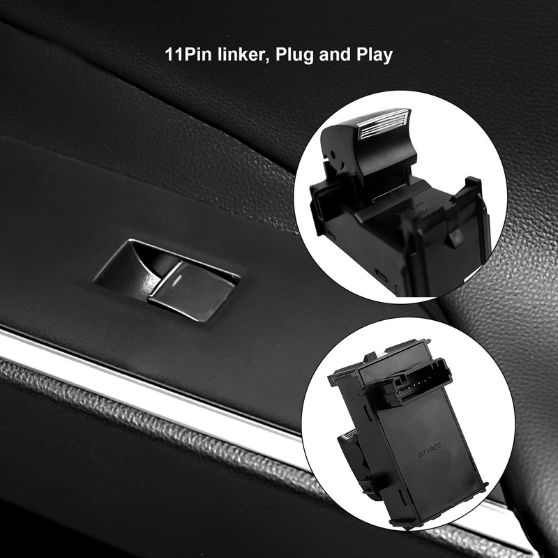 3 PCS Power Window Switch Fit for Toyota RAV4 XA50