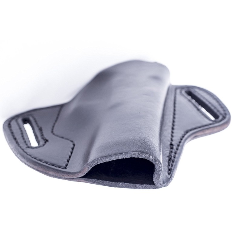 OUTBAGS USA LP2XDS33 (Black-Right) Black Full Grain Heavy Leather OWB