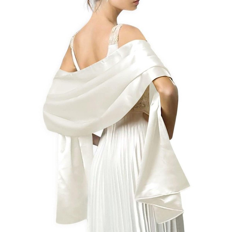 MLMW Shawls and Wraps for Women Spring Evening Dresses Satin