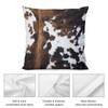 LOMADIA Cow Print Pillow Case Sets,Ployester Sofa Throw Pillow Cover