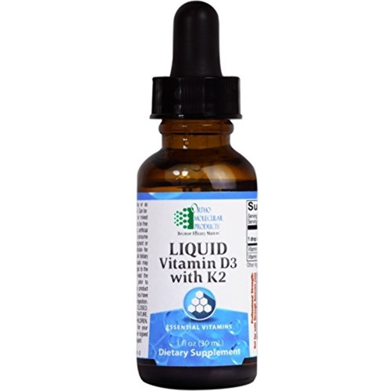 Ortho Molecular - Liquid Vitamin D3 with K2 - 1