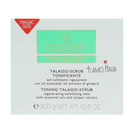 Collistar Toning Thalasso Exfoliating Body Scrub with Sea Salts for Exfoliating Effect, Moisturising, Italian Juniper Extract, Toning and Degreasing Effect, 300 g