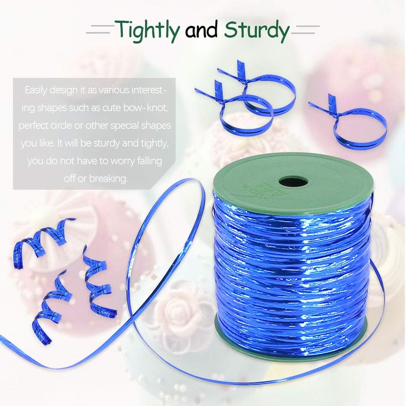 Keadic K221 350m/382Yard Metallic Twist Ties with a Mini Scissor,