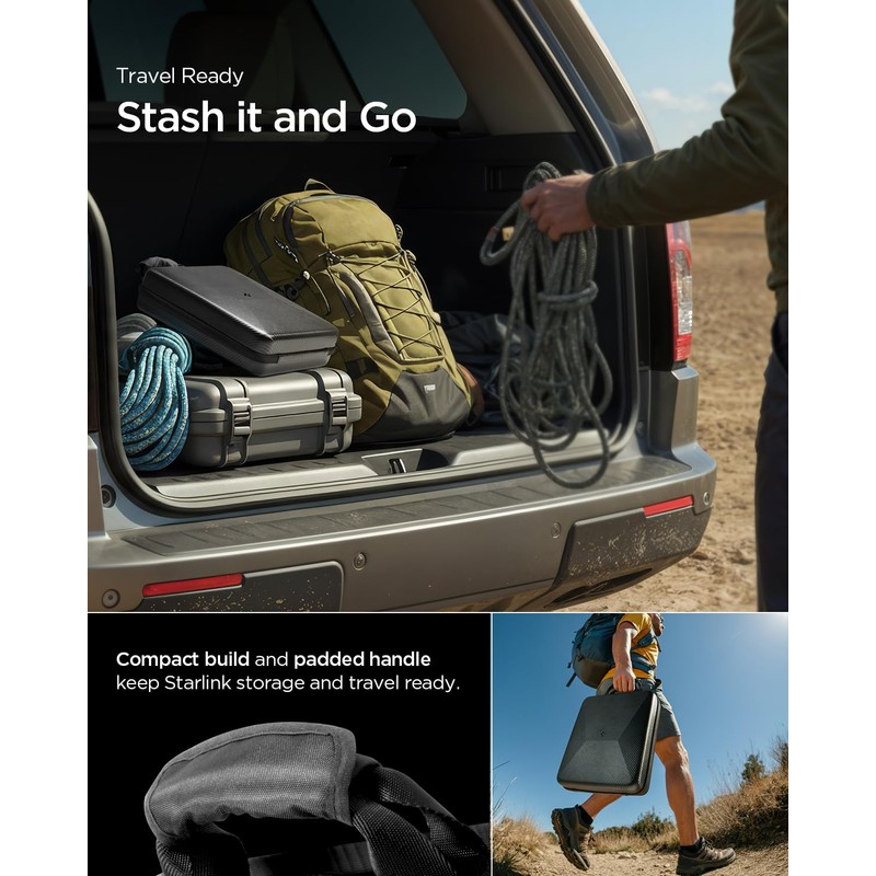 Spigen for Starlink Mini Carrying Case EVA Hard Shell Shockproof