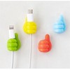 Silicone Thumb Wall Hooks, Fun Cord Holders, Cord Organizer for