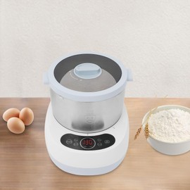 5L/4.5Qt Electric Bread Dough Mixer Dough Kneading Machine Pizza Dough Maker with Ferment and Timing Function for Restaurants Bakeries Home Kitchens, 304 Stainless Steel Interior