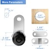 Sissinda Black RV Storage Locks, 7/8” Fits 9/16” Max Door