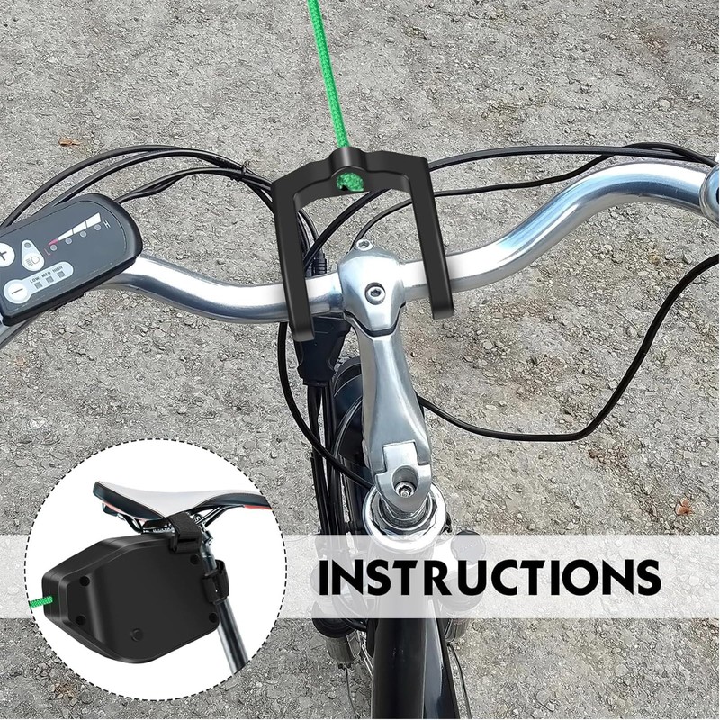 Bymivofun Bicycle Tow Rope, Bicycle Towing System, Retractable Bicycle Tow