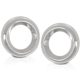 LQI Fog Light Cover Lamp Bezel Trim Set for Left & Right Fog Light Hole Compatible with Toyota RAV4 2009-2012 521280R030, 521270R030, TO1039128, TO1038128