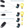 QIACHIP DC 12 V Wireless Switch with Remote Control 433