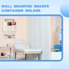 Geiserailie Wall Mount Locking Cabinet with Glove Box for 5