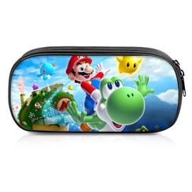 Maliao Pencil Case for Boys, Large Capacity Pencil Box with Zipper, Portable Multifunction Pencil Pouch, Kids Study Stationery School Supplies