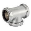EZ-FLO Heavy Duty Brass 3-Way Tee with Slip Joint Connection,