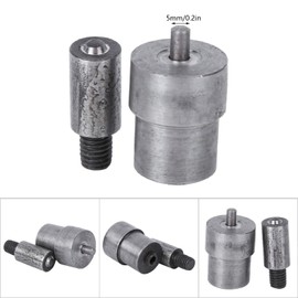 QANYEGN Eyelet mould, hand press machine setter, eyelet fixing tool for mould, manual installation, tool steel (5.0 mm)