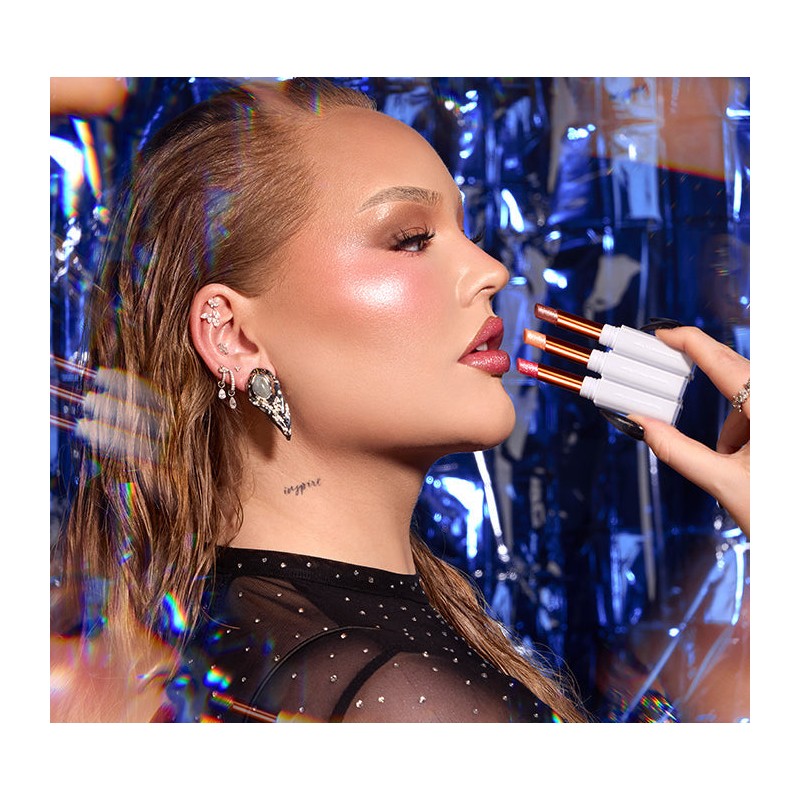 NIMYA BY NIKKIETUTORIALS DISCOSPHERE GLITTER LIP TOPPER - PINK IN