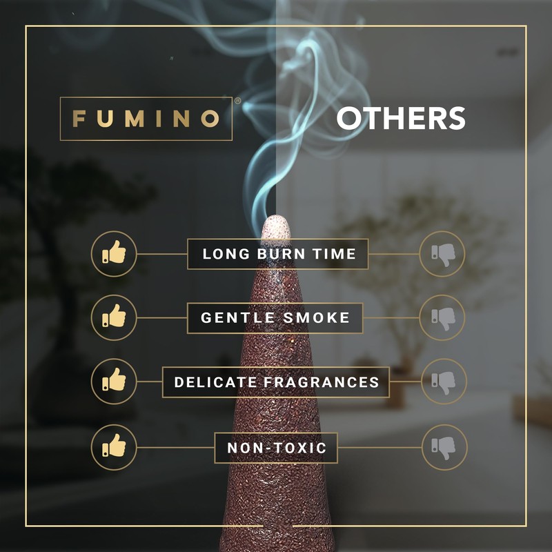 Fumino® Coconut Fresh Incense Cones 20 per Box Masala Agarbatti