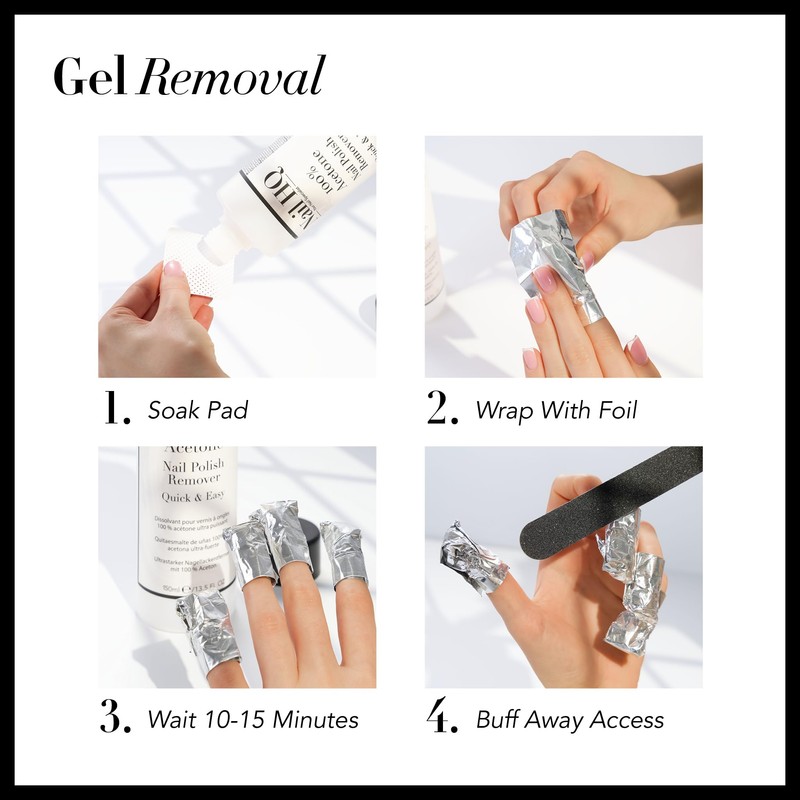 Nail HQ 100% Acetone Nail Polish Remover - 150 ml