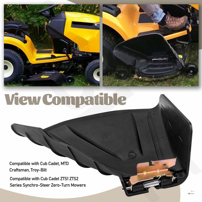 BIBIJIE 631-07619 Side Discharge Deflector Chute Assembly for CUB Cadet