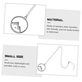 Beavorty Minimalist Mountain Necklace for Women Simple Pendant Necklaces Style Jewelry for Her