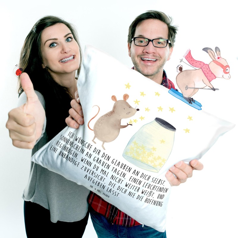 Mr. & Mrs. Panda Seat Cushion Mouse Stars - Gift,