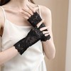 [FineGood] グローブ UVカット手袋 レディース レース ショート 滑り止め 紫外線対策 日焼け止め ウエディング