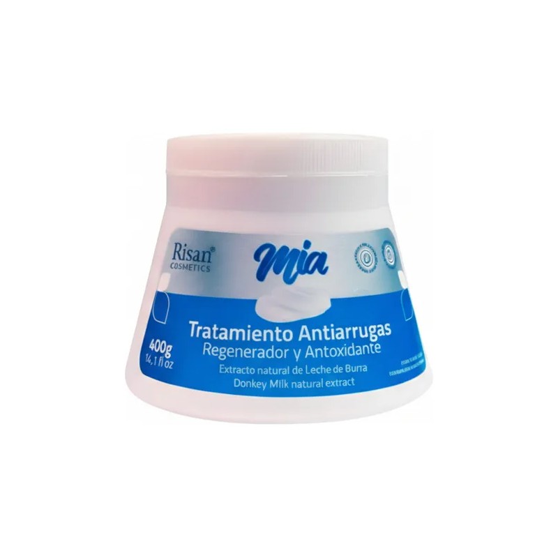3 Pack Crema Leche De Burra Antiarrugas Regeneradora 400 Grs